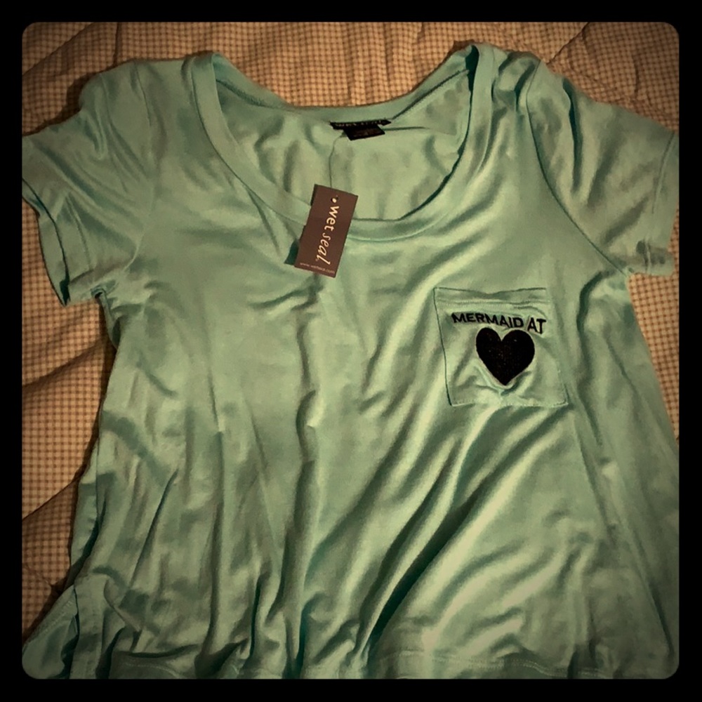 Cropped Mermaid Tee